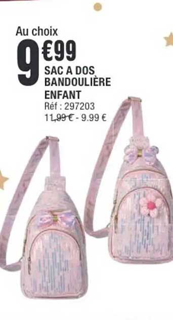 SAC A DOS BANDOULIÈRE ENFANT
