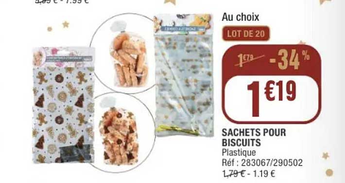 SACHETS POUR BISCUITS