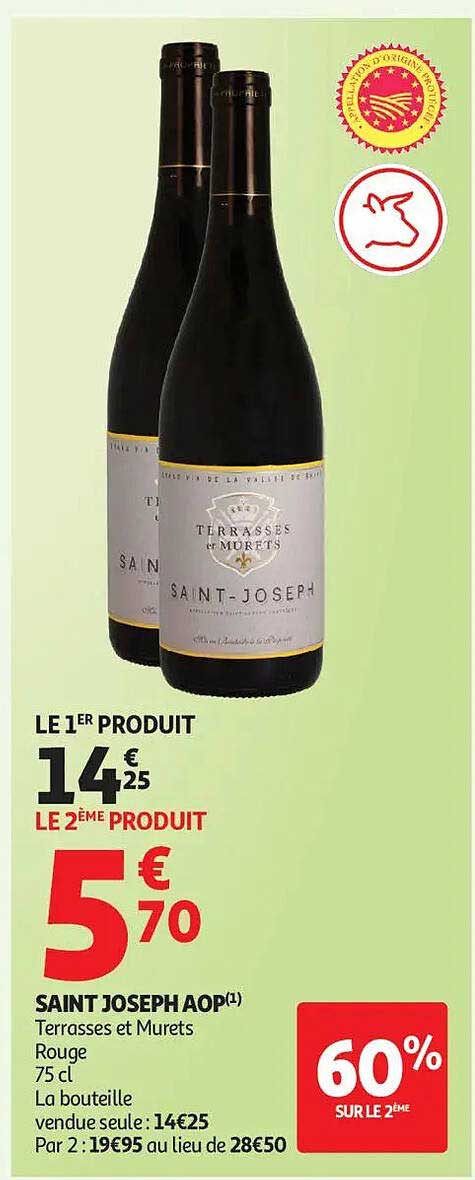SAINT JOSEPH AOP Terrasses et Murets Rouge 75 cl