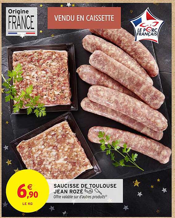 SAUCISSE DE TOULOUSE JEAN ROZÉ