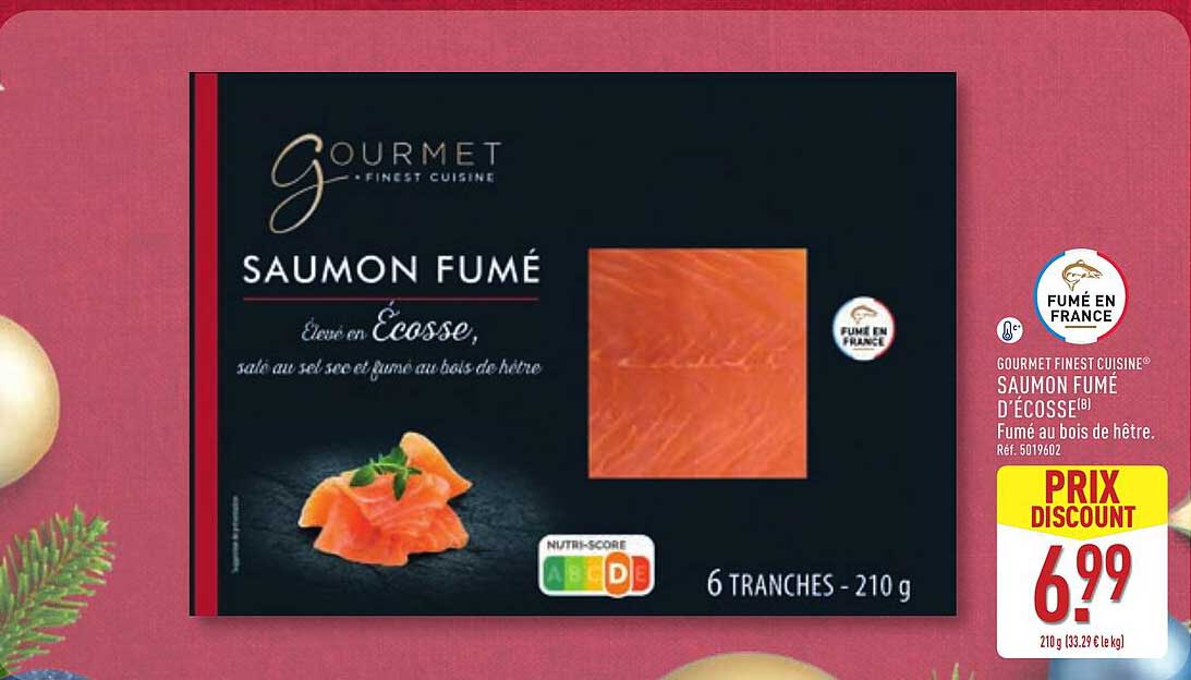SAUMON FUMÉ D'ÉCOSSE