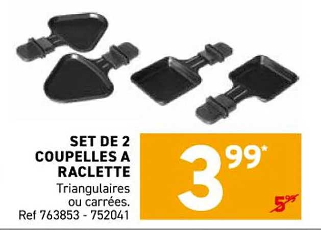 SET DE 2 COUPELLES A RACLETTE