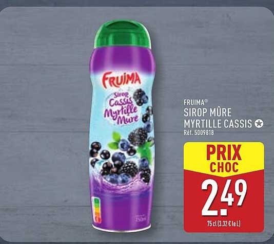 SIROP MÛRE MYRTILLE