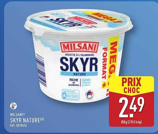 Skyr Nature Milsani