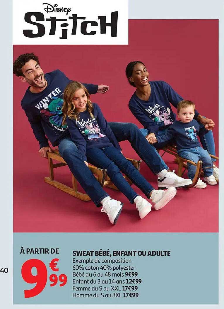 SWEAT BEBE, ENFANT OU ADULTE