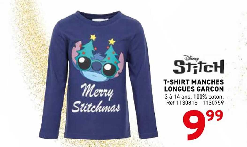 T-SHIRT MANCHES LONGUES GARCON