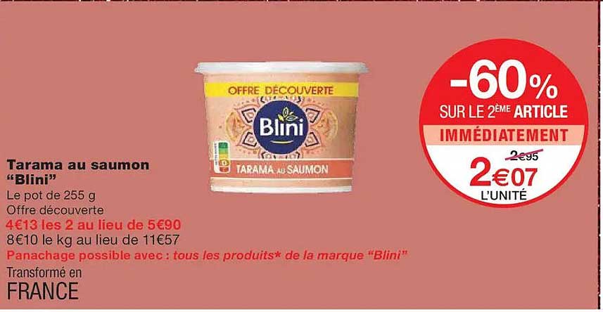 Tarama au saumon "Blini"