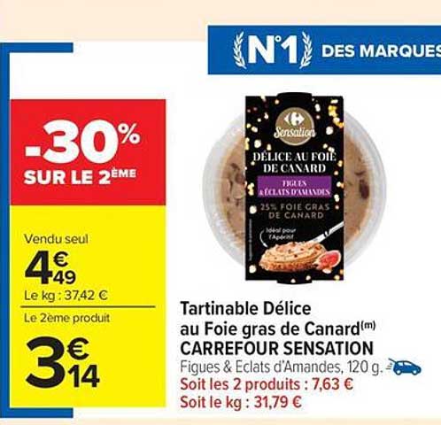 Tartinable Délice au Foie gras de Canard(m)