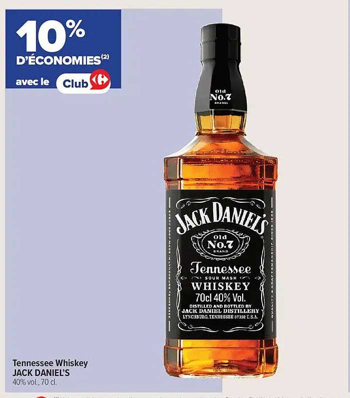 Tennessee Whiskey JACK DANIEL’S