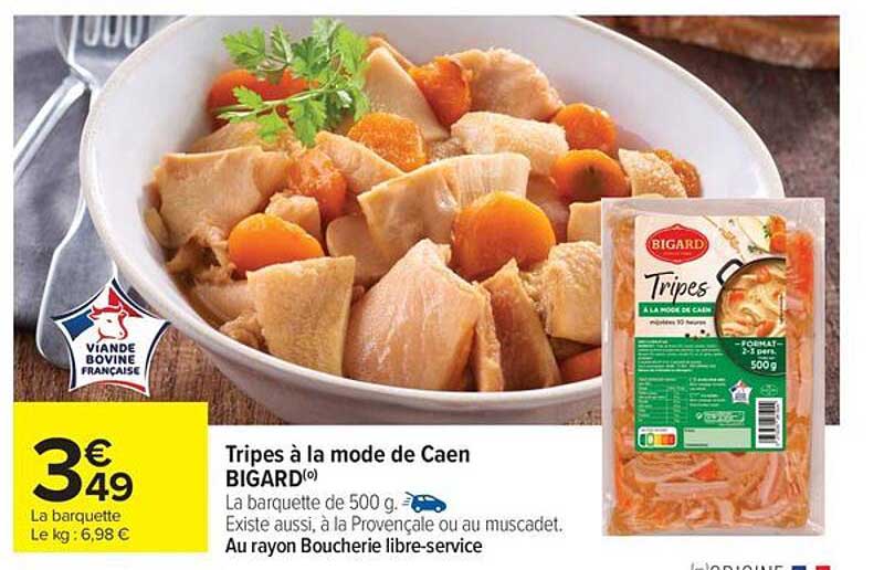 Tripes à la mode de Caen BIGARD