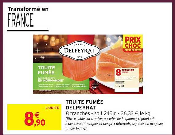 TRUITE FUMÉE DELPEYRAT