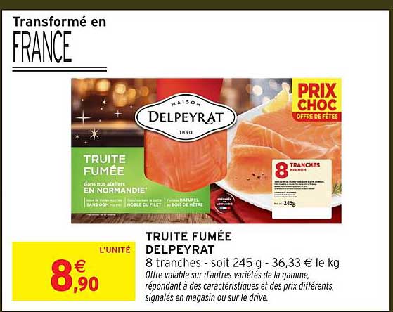 TRUITE FUMÉE DELPEYRAT