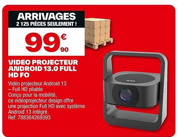 VIDEO PROJECTEUR ANDROID 13.0 FULL HD FO