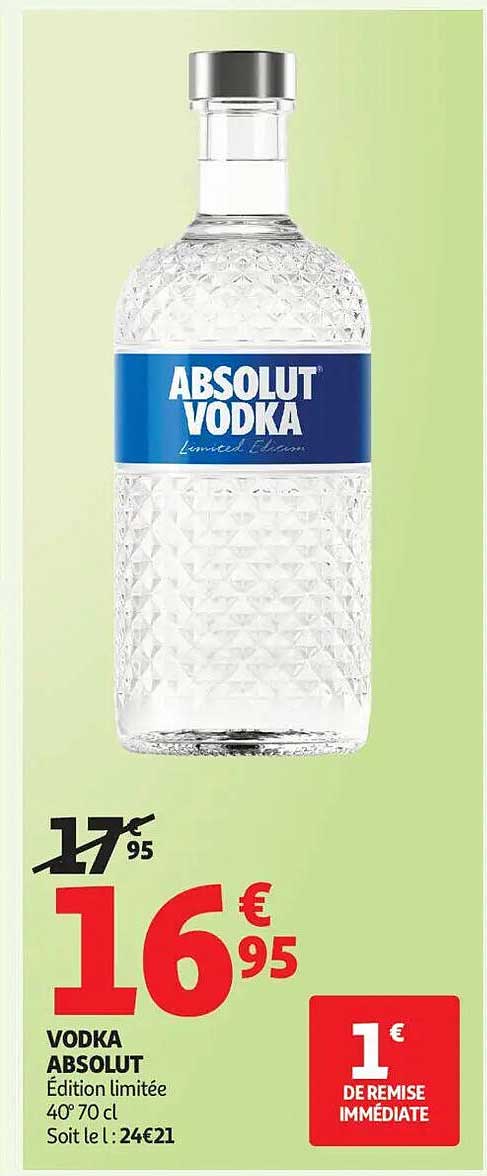 VODKA ABSOLUT Édition limitée 40° 70 cl