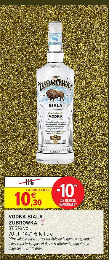 VODKA BIALA ZUBROWKA