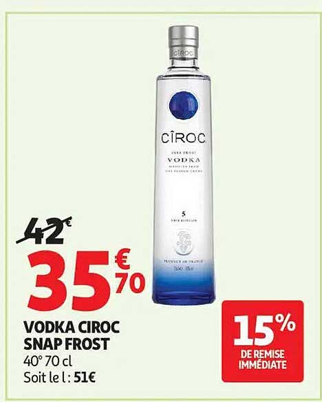 VODKA CIROC SNAP FROST