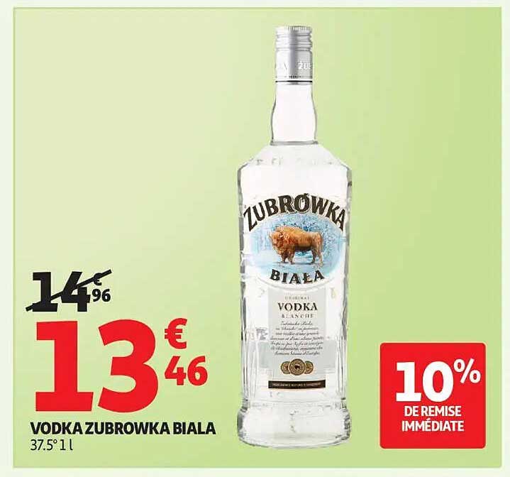 VODKA ZUBRÓWKA BIALA