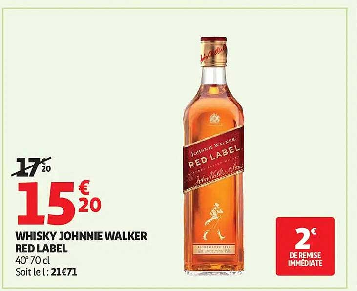 WHISKY JOHNNIE WALKER RED LABEL