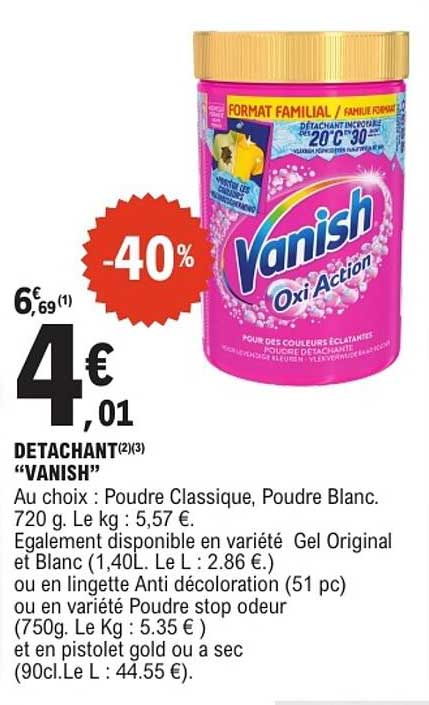 Détachant "Vanish"