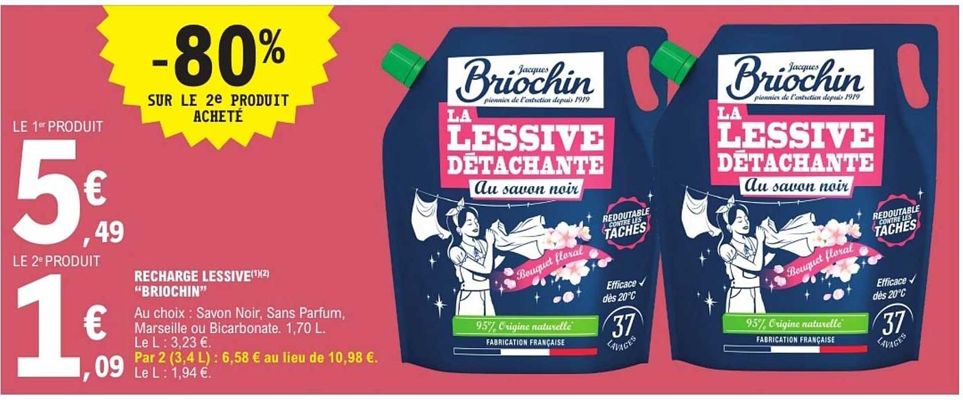 Promo Recharge Lessive