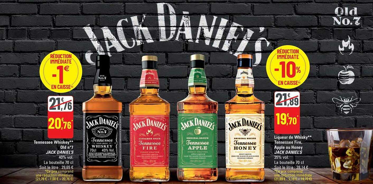 Jack Daniel's Tennessee Whiskey Old n°7