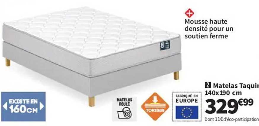 Matelas Taquin 140x190 cm
