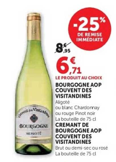 BOURGOGNE AOP COUVENT DES VISITANDINES