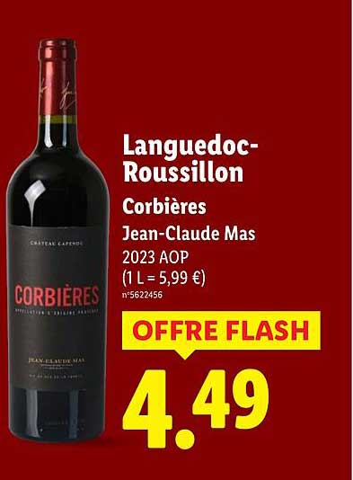 Corbières Jean-Claude Mas 2023 AOP