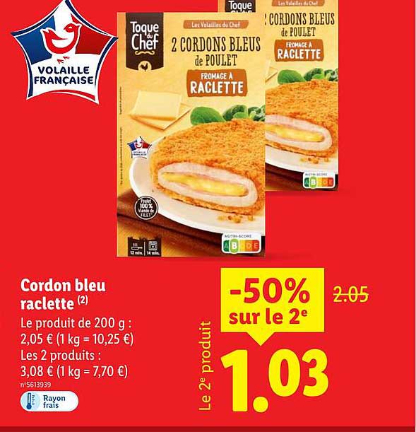 Promo Cordon Bleu Raclette 2 Chez Lidl 123Catalogue fr promo-cordon-bleu-raclette-2-chez-lidl-123catalogue-fr