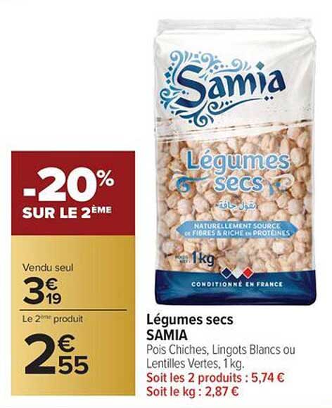 Légumes secs SAMIA