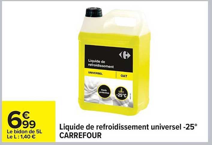 Liquide de refroidissement universel -25° CARREFOUR