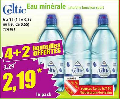 4+2 bouteilles OFFERTES