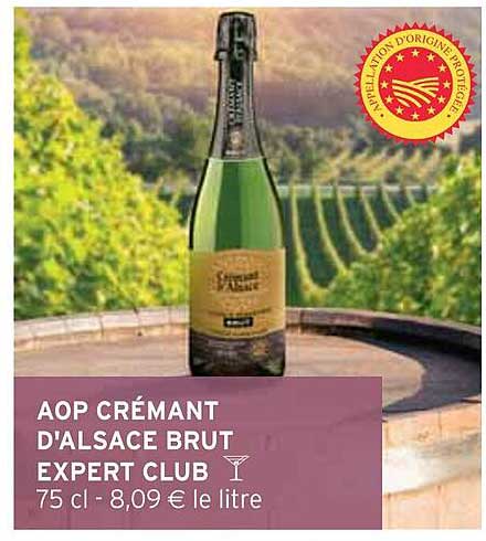 AOP Crémant d'Alsace Brut Expert Club