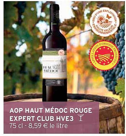 AOP HAUT MÉDOC ROUGE EXPERT CLUB HVE3