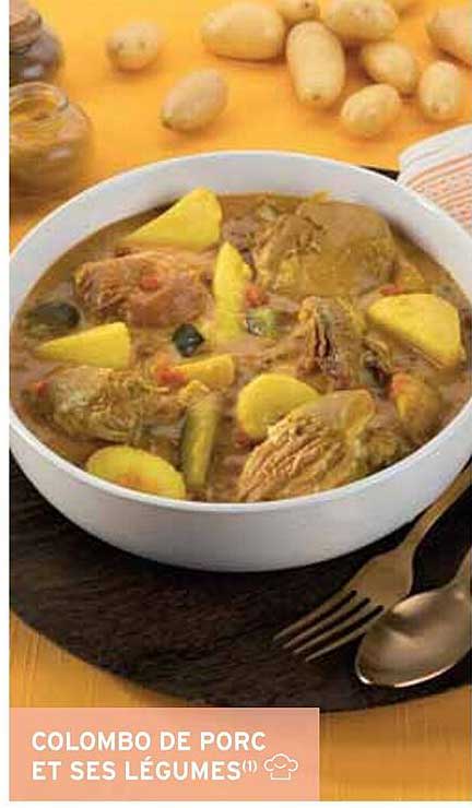 COLOMBO DE PORC ET SES LÉGUMES