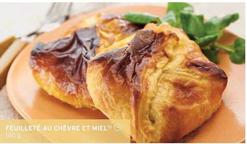 FEUILLETÉ AU CHÈVRE ET MIEL
