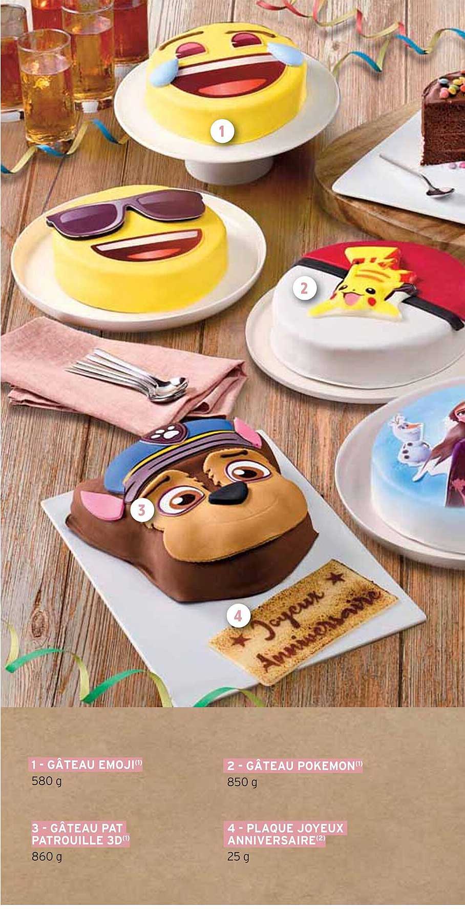 GÂTEAU EMOJI