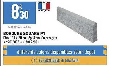 BORDURE SQUARE P1