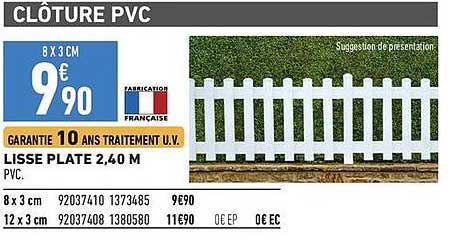 CLÔTURE PVC