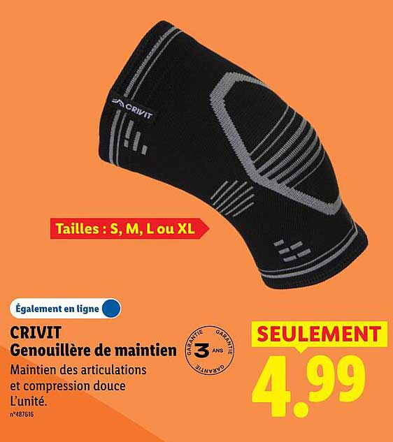 CRIVIT Genouillère de maintien