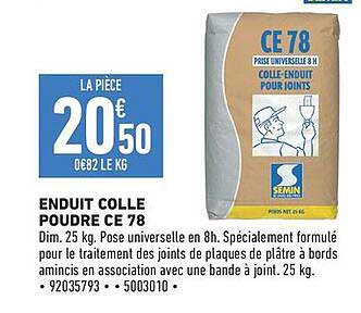 ENDUIT COLLE POUDRE CE 78