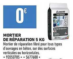 MORTIER DE RÉPARATION 5 KG