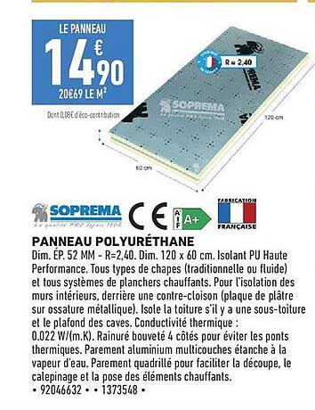 PANNEAU POLYURÉTHANE