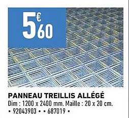 PANNEAU TREILLIS ALLEGÉ