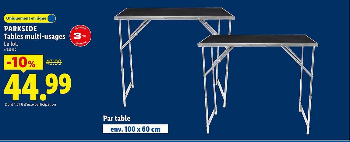 Table A Tapisser Lidl