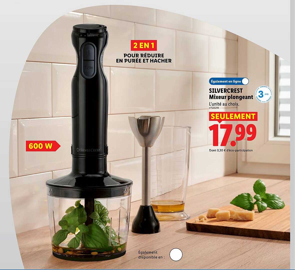 Mixeur Plongeant Lidl 2022null