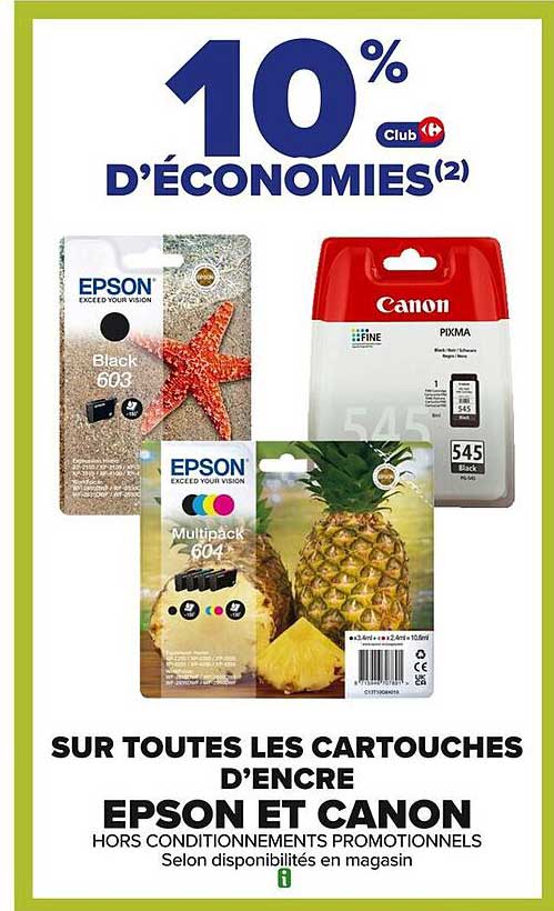 10 % D'ÉCONOMIES