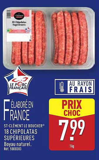 18 Chipolatas Supérieures
