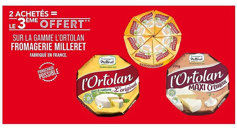 2 ACHETÉS = LE 3ÈME OFFERT**