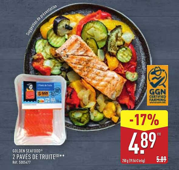 2 PAVÉS DE TRUITE